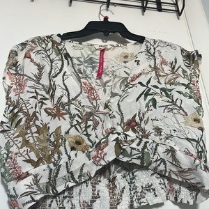 Turkish style Floral Crop top